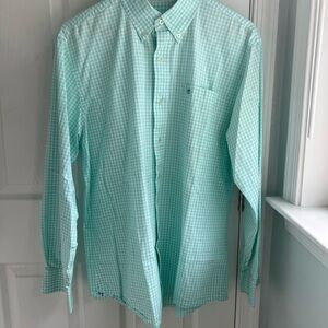 Southern Tide Men's Teal button down Shirt
